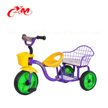 neue Modelle Kinder Metall Dreirad / 2 Sitze Dreirad für Mädchen / billige Baby Spielzeug Baby Dreirad Kleinkinder